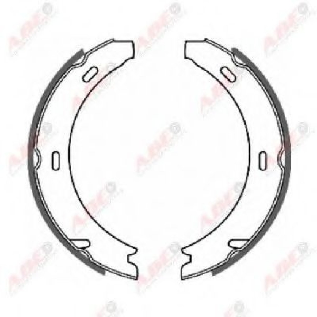 Set saboti frana, frana de mana MERCEDES B-CLASS (W245) (2005 - 2011) ABE CRM001ABE piesa NOUA