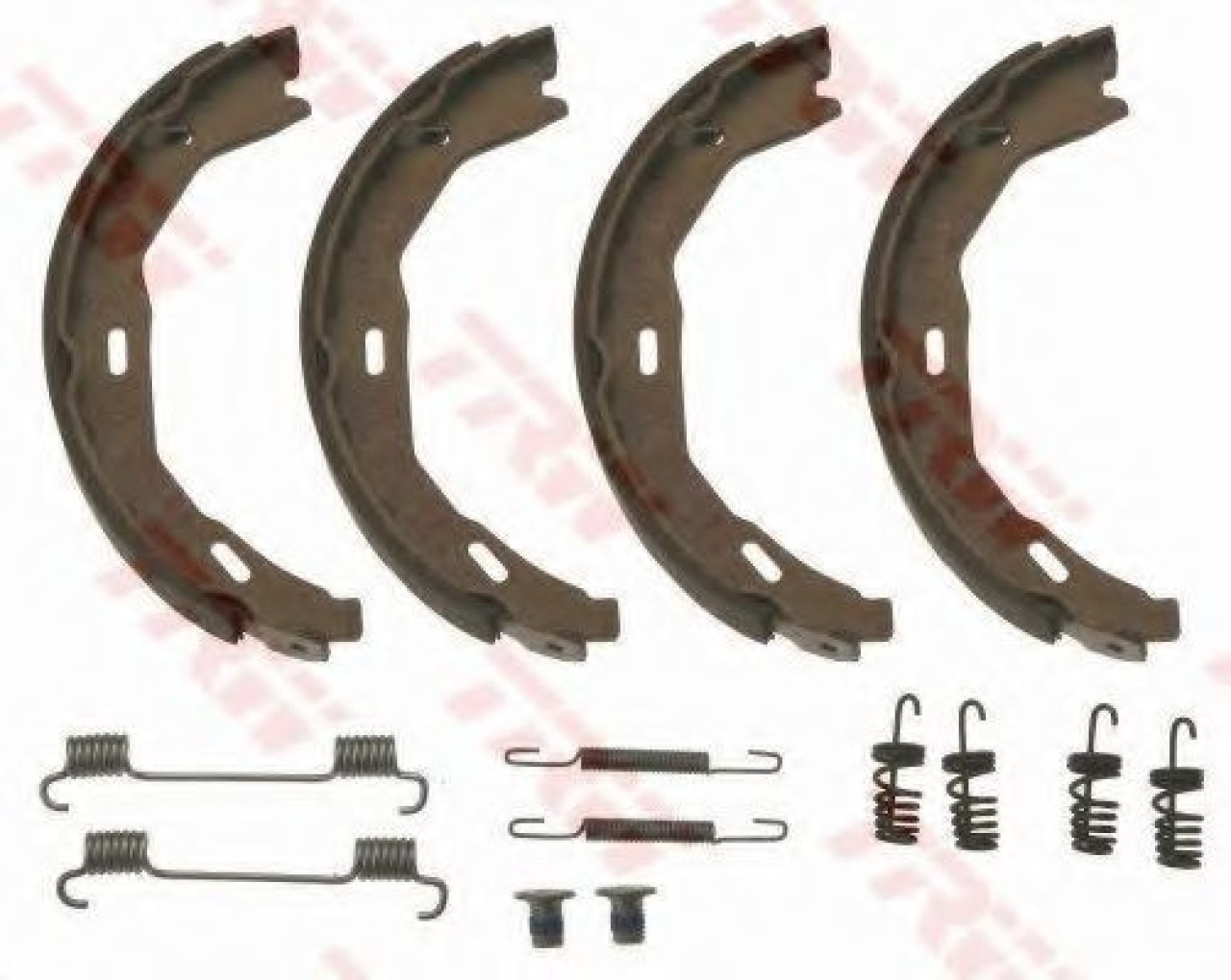 Set saboti frana, frana de mana MERCEDES E-CLASS Cupe (C207) (2009 - 2016) TRW GS8745 piesa NOUA