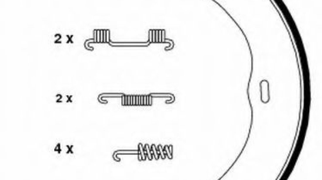 Set saboti frana, frana de mana MERCEDES VITO caroserie (W447) (2014 - 2016) TEXTAR 91061900 piesa NOUA