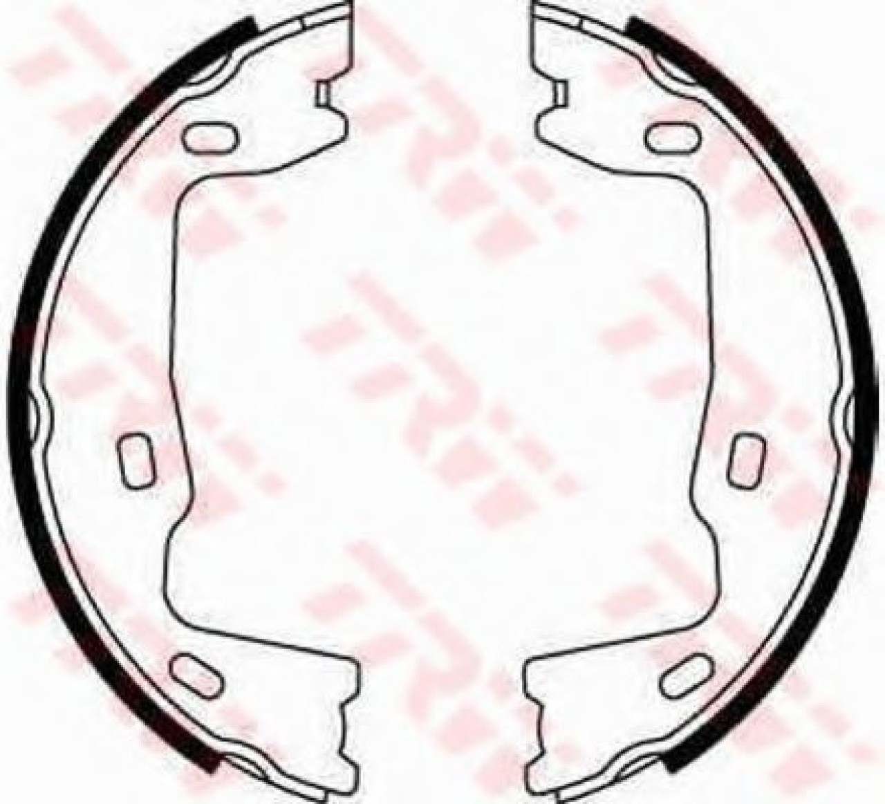 Set saboti frana, frana de mana OPEL ASTRA F Combi (51, 52) (1991 - 1998) TRW GS8223 piesa NOUA