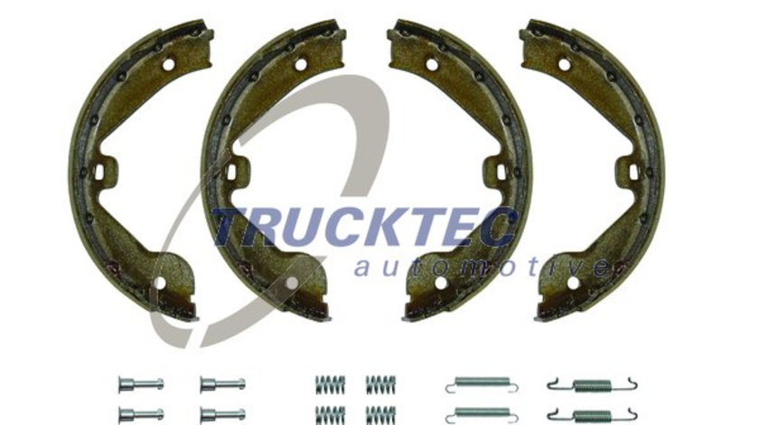 Set saboti frana, frana de mana puntea spate (0735078 TRUCKTEC) AUDI,LAND ROVER,MERCEDES-BENZ,PORSCHE,VW