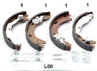 Set saboti frana, frana de mana puntea spate (GFL00AF JAPANPARTS) LAND ROVER