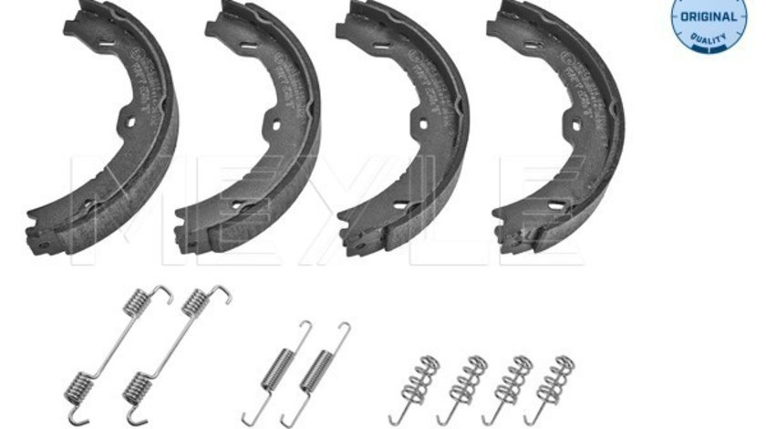 Set saboti frana, frana de mana puntea spate (0140421002S MEYLE) MERCEDES-BENZ