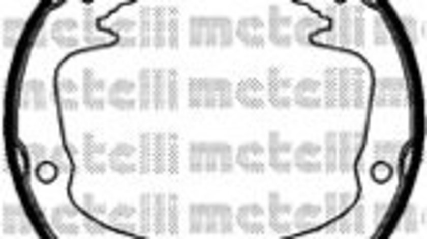 Set saboti frana, frana de mana SUBARU OUTBACK (BL, BP) (2003 - 2009) METELLI 53-0387K piesa NOUA