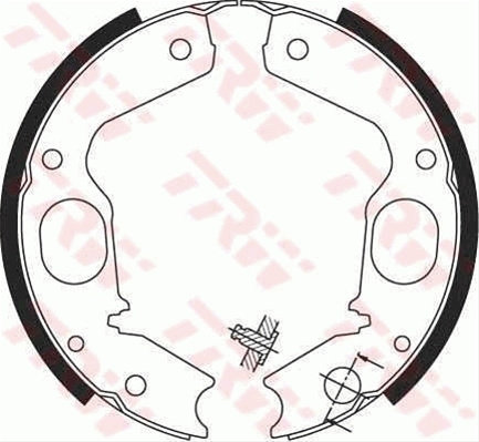 Set Saboti Frana, Frana De Mana Trw Mitsubishi GS8695