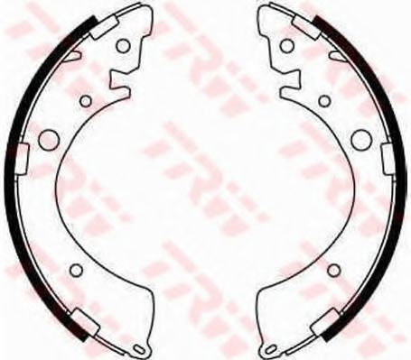 Set saboti frana HONDA CIVIC VI Limuzina (EJ, EK) (1995 - 2001) TRW GS8245 piesa NOUA