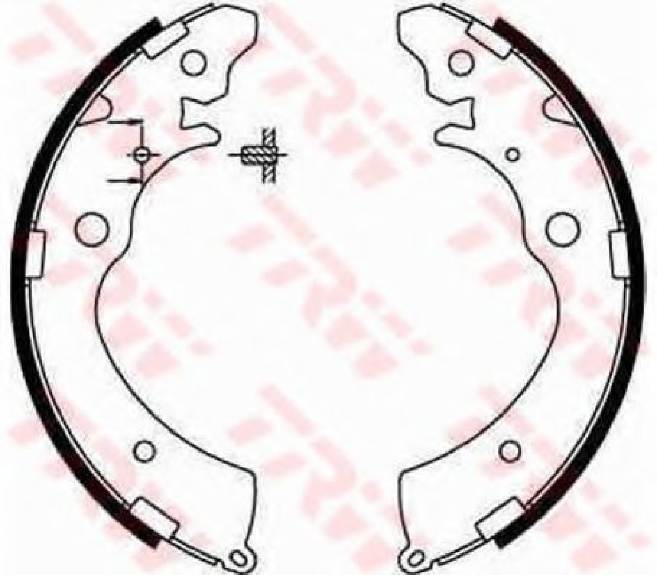 Set saboti frana HONDA CR-V I (RD) (1995 - 2002) TRW GS8559 piesa NOUA