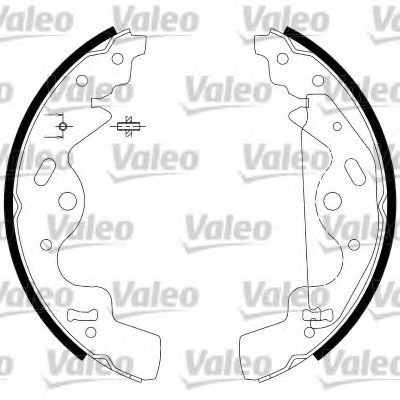 Set saboti frana LAND ROVER FREELANDER (LN) (1998 - 2006) VALEO 564030 piesa NOUA