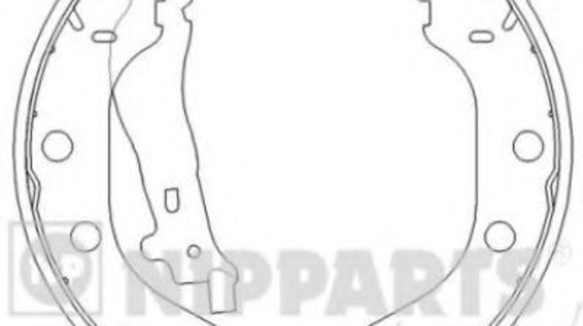 Set saboti frana NISSAN PRIMERA Break (WP11) (1996 - 2002) NIPPARTS J3501051 piesa NOUA