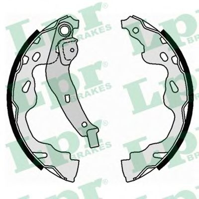 Set saboti frana OPEL AGILA (B) (H08) (2008 - 2016) LPR 08660 piesa NOUA