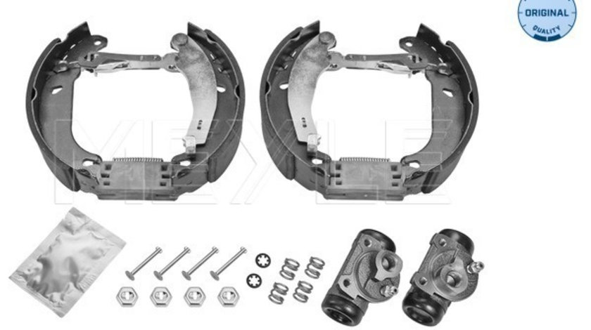 Set saboti frana puntea spate (16145330017 MEYLE) RENAULT