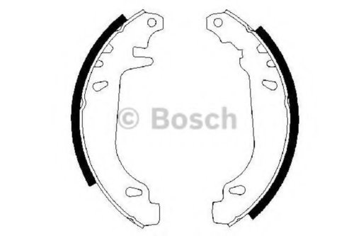 Set saboti frana RENAULT CLIO I (B/C57, 5/357) (1990 - 1998) BOSCH 0 986 487 272 piesa NOUA