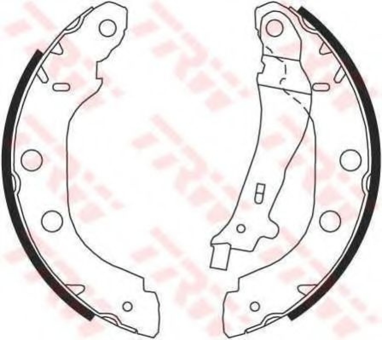 Set saboti frana RENAULT KANGOO Express (FC0/1) (1997 - 2007) TRW GS8655 piesa NOUA