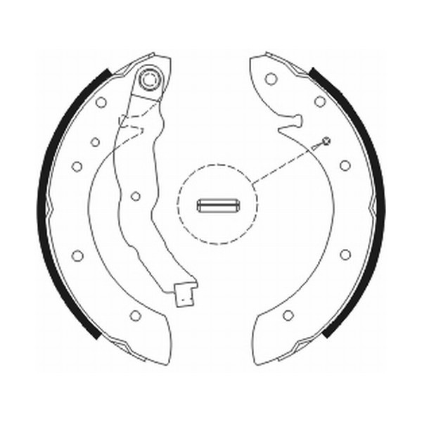 Set saboti frana RENAULT LAGUNA I Grandtour (K56) (1995 - 2001) ABE C0R011ABE piesa NOUA