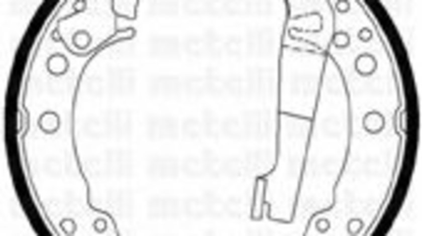 Set saboti frana SEAT AROSA (6H) (1997 - 2004) METELLI 53-0465 piesa NOUA