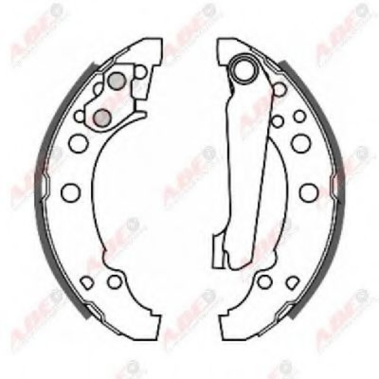 Set saboti frana SEAT CORDOBA Vario (6K5) (1996 - 1999) ABE C0W001ABE piesa NOUA