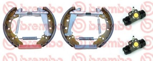 Set saboti frana SEAT IBIZA V (6J5, 6P1) (2008 - 2016) BREMBO K 85 023 piesa NOUA