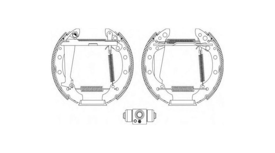 Set saboti frana Seat SEAT AROSA (6H) 1997-2004 #2 007440071A