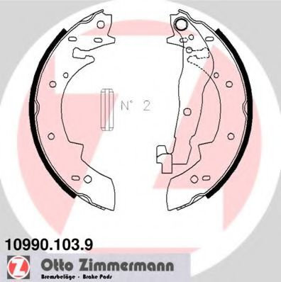 Set saboti frana SUZUKI GRAND VITARA I (FT) (1998 - 2005) ZIMMERMANN 10990.103.9 piesa NOUA