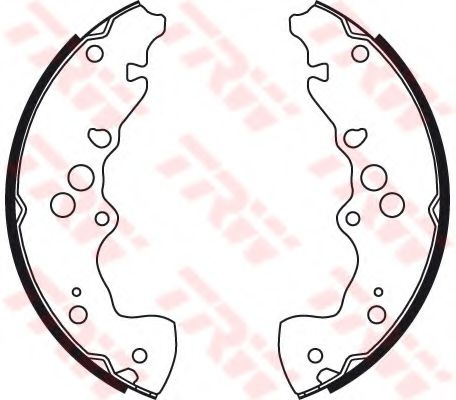 Set saboti frana SUZUKI GRAND VITARA I (FT) (1998 - 2005) TRW GS8773 piesa NOUA