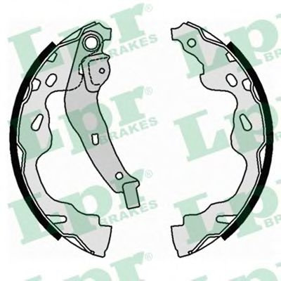 Set saboti frana TOYOTA AYGO (WNB1, KGB1) (2005 - 2014) LPR 08660 piesa NOUA