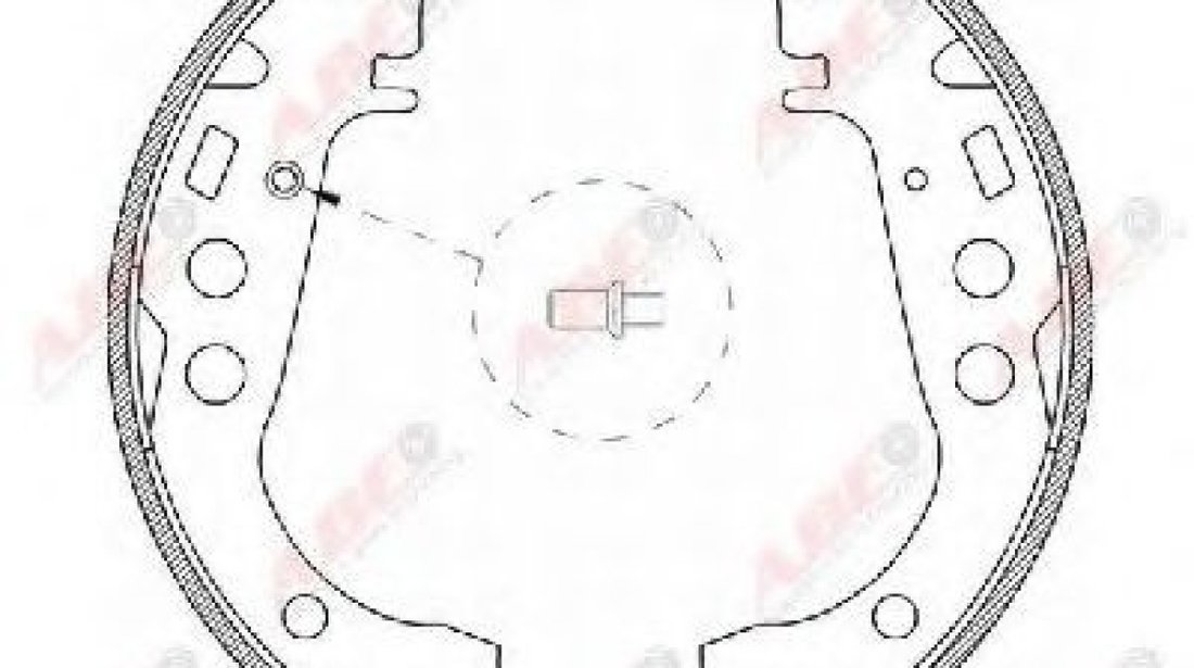 Set saboti frana TOYOTA CELICA (ZZT23_) (1999 - 2005) ABE C02059ABE piesa NOUA