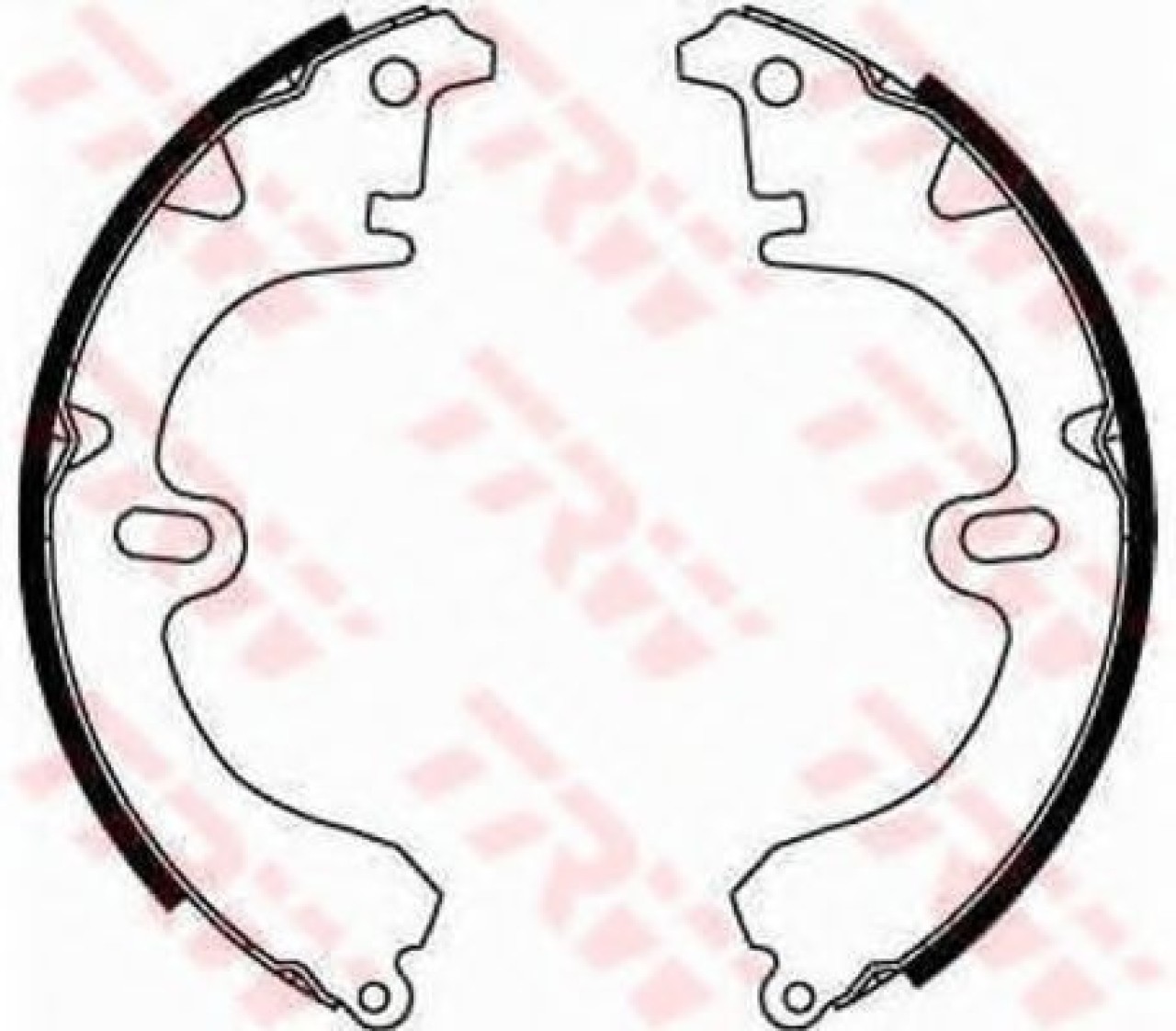 Set saboti frana TOYOTA COROLLA Liftback (E11) (1997 - 2002) TRW GS8181 piesa NOUA