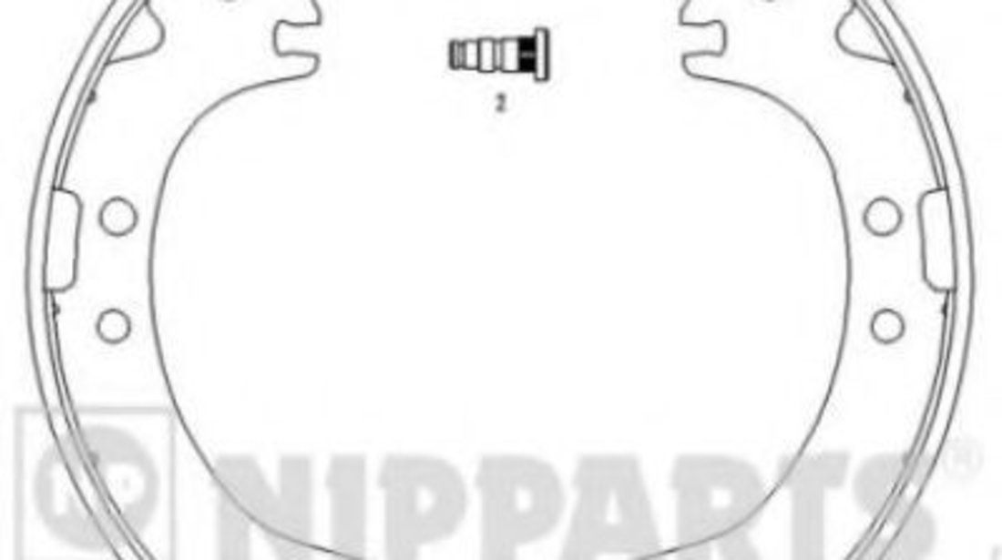 Set saboti frana TOYOTA RAV 4 I Cabrio (SXA1) (1997 - 2000) NIPPARTS J3502050 piesa NOUA