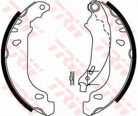 Set Saboti Frana Trw Dacia GS8669