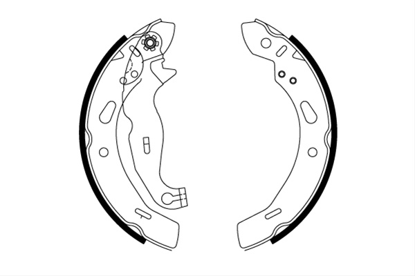 Set Saboti Frana Trw Ford GS8814