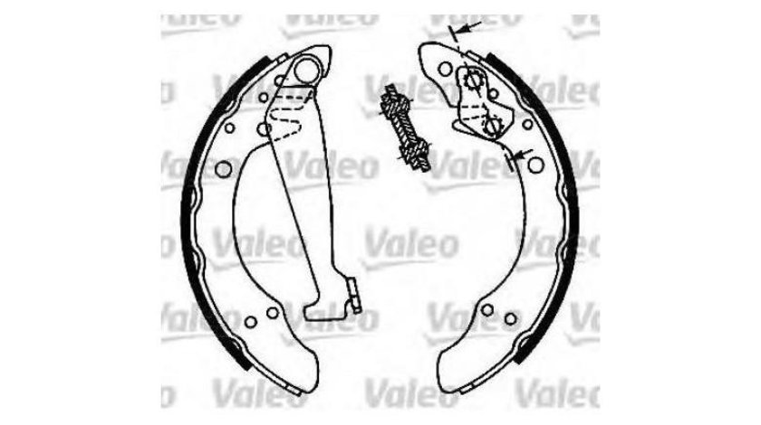 Set saboti frana Volkswagen VW VENTO (1H2) 1991-1998 #3 007440077A