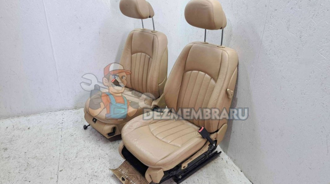 Set scaune cu bancheta piele Mercedes Clasa E (W211) [Fabr 2002-2009] OEM