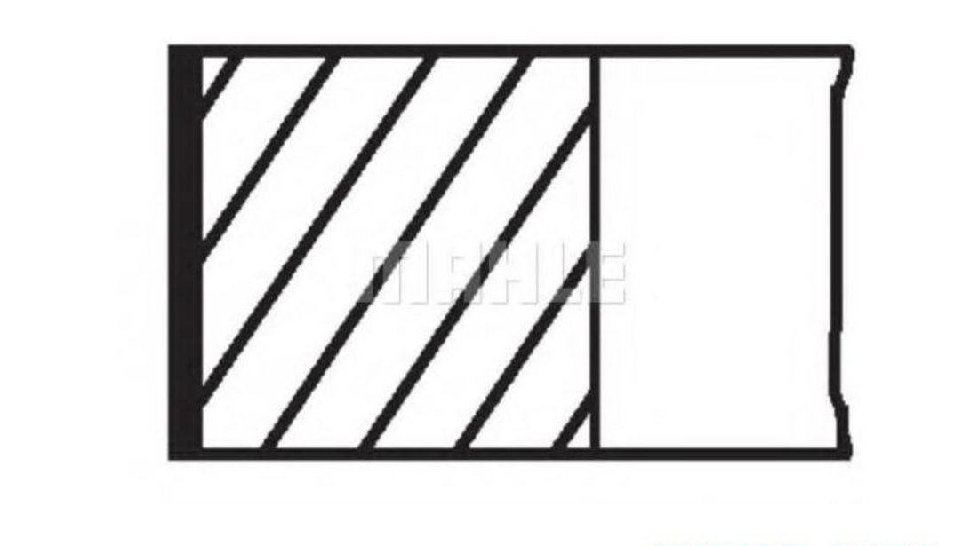 Set segmenti Lancia PRISMA (831AB0) 1983-1992 #2 00865N0