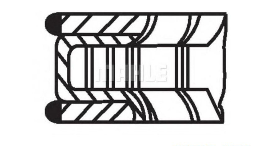 Set segmenti Opel CALIBRA A (85_) 1990-1997 #2 01170N0