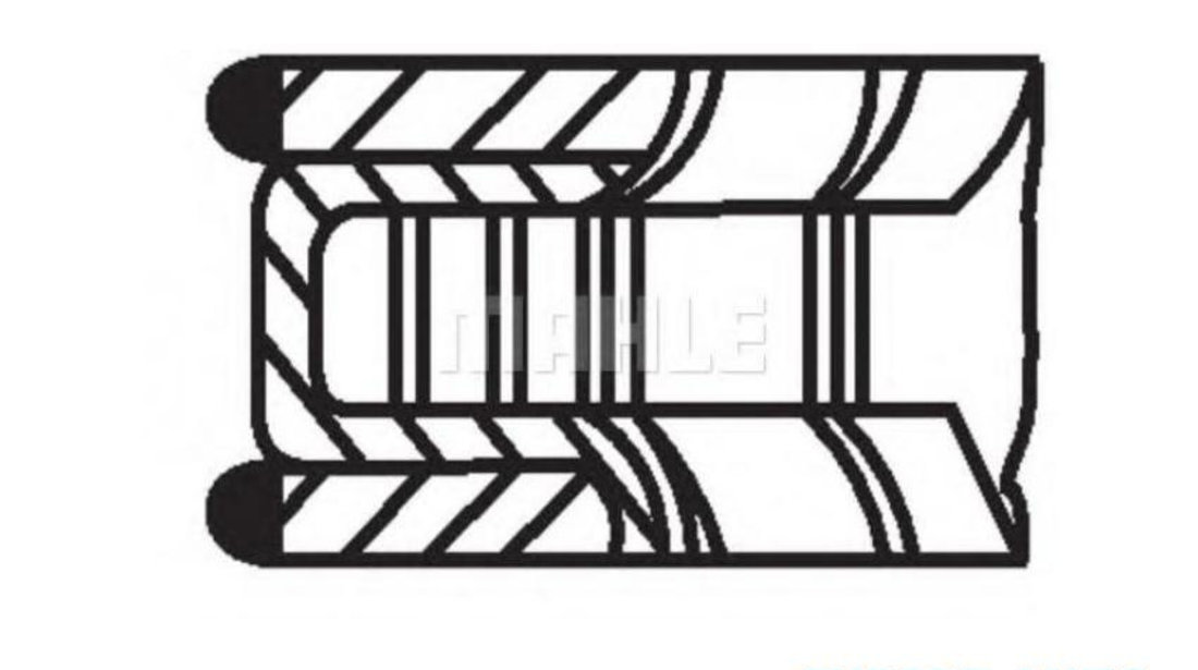 Set segmenti Opel CORSA B caroserie (73_) 1999-2000 #2 01106N0