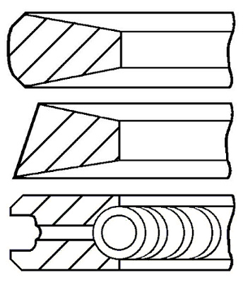 Set segmenti piston (0844240700 GOETZE ENGINE) FENDT