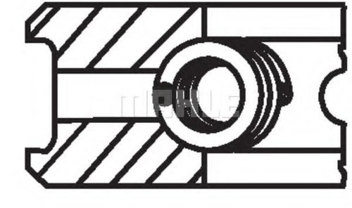 Set segmenti piston AUDI A5 Cabriolet (8F7) (2009 - 2016) MAHLE ORIGINAL 028 RS 00135 0N0 piesa NOUA