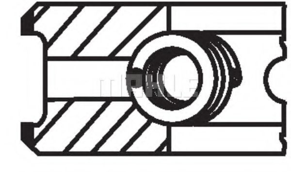 Set segmenti piston FIAT DUCATO Panorama (280) (1982 - 1990) MAHLE ORIGINAL 008 94 V0 piesa NOUA