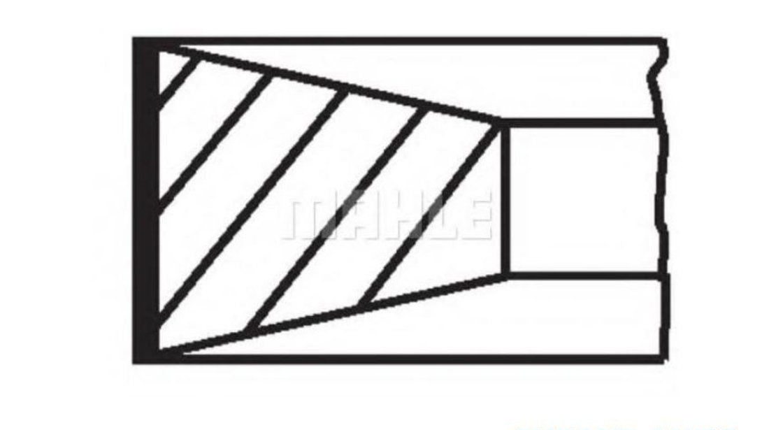 Set segmenti piston Fiat DUCATO platou / sasiu (230) 1994-2002 #2 00990N0