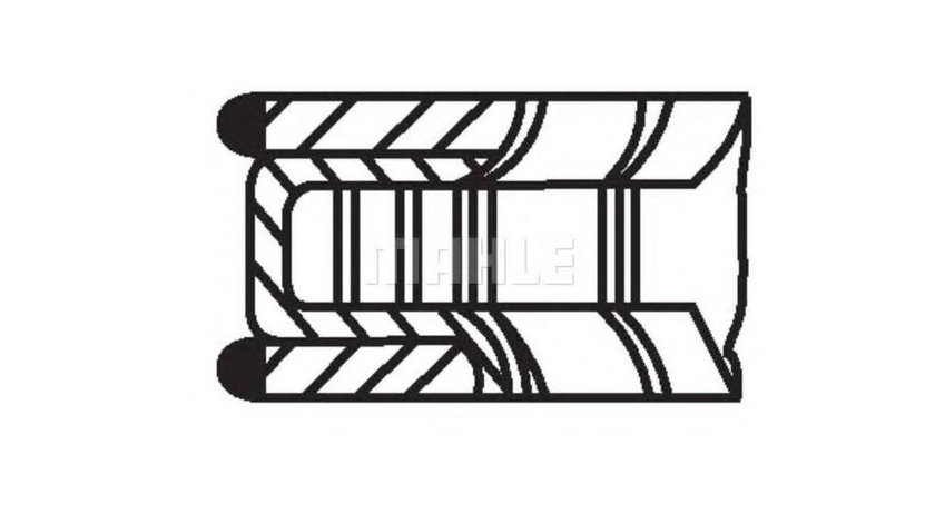 Set segmenti piston Ford SIERRA Break (BNC) 1982-1986 #2 01422N0