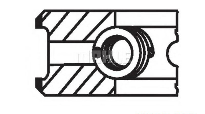 Set segmenti piston LDV 200 caroserie 1989-1996 #2 03924N0