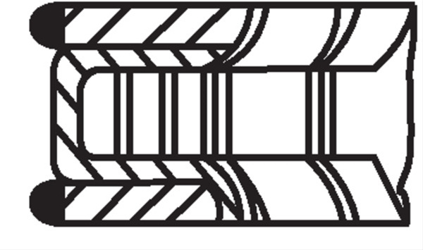 Set Segmenti Piston - Mahle Fiat 007 RS 10118 0N0