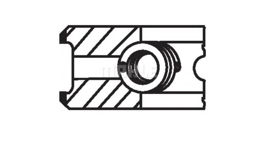 Set segmenti piston Opel COMBO caroserie inchisa/combi 2001-2016 #2 01004N0