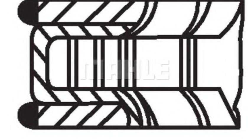 Set segmenti piston SEAT ALTEA XL (5P5, 5P8) (2006 - 2016) MAHLE ORIGINAL 028 10 N1 piesa NOUA