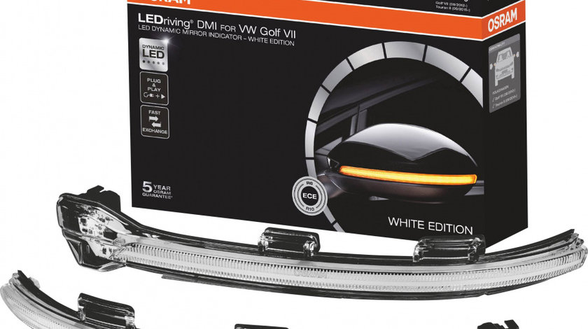 Set Semnalizari Oglinda Led Dynamic Osram LEDriving® White Edition LEDDMI 5G0 WT S