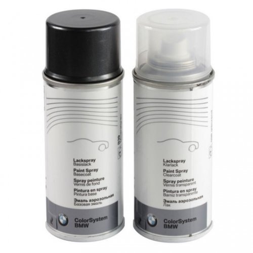 Set Spray Vopsea + Lac Oe Bmw Silber Grau Metalizat A08 51910301529