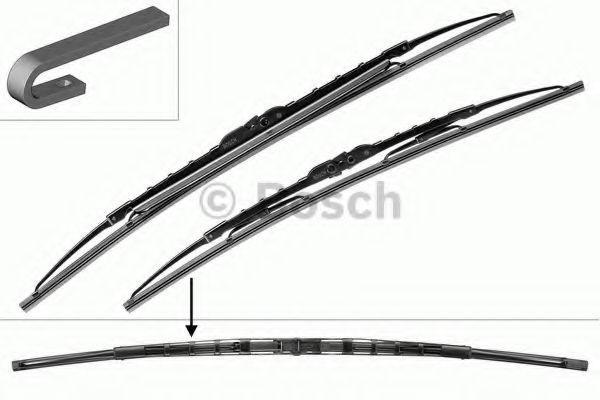 Set stergator parbriz AUDI A6 (4A, C4) (1994 - 1997) BOSCH 3 397 001 582 piesa NOUA