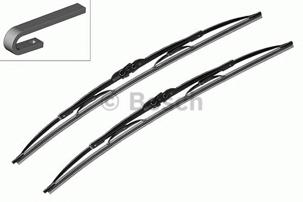 Set stergator parbriz AUDI A6 (4B2, C5) (1997 - 2005) BOSCH 3 397 118 400 piesa NOUA