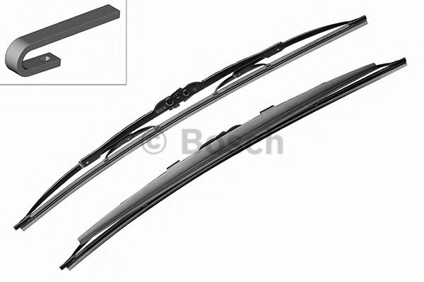 Set stergator parbriz PEUGEOT 206 SW (2E/K) (2002 - 2016) BOSCH 3 397 118 325 piesa NOUA