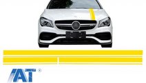 Set Stickere Galben Mat compatibil cu MERCEDES CLA...